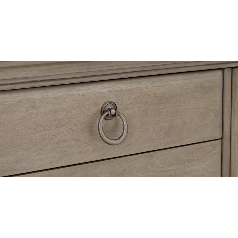 Gray Rectangular Wood Coffee Table with Storage