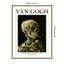 Fumeur squelette d'Halloween par Vincent van Gogh, reproduction d'art sur toile encadrée-1209062369-1209062373