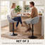 Swivel Upholstered Bar Stool