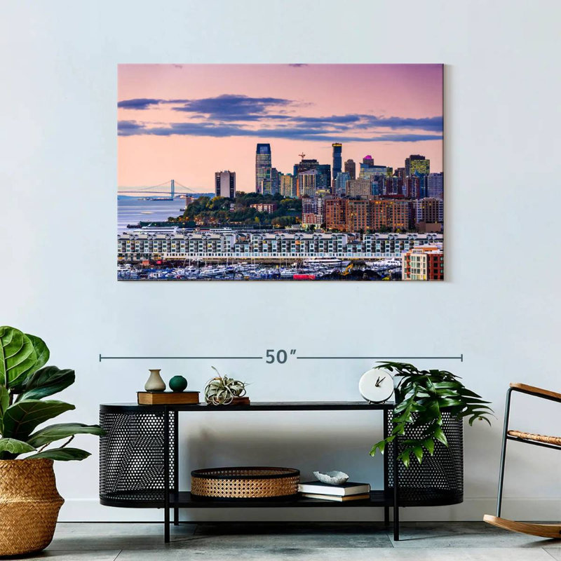 Hannes Jersey City Skyline, H 30 po x l 45 po