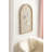 Beadbrook Modern Beaded Arch Fabric Pinboard for Wall