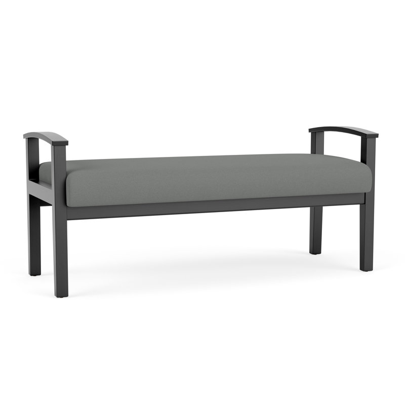Banc en bois massif Amherst, Noir, Journée portes ouvertes sur l'astéroide