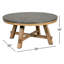 Table basse en bois massif à 4 pieds Tremont