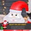 HOMCOM Inflatable Blow up Christmas Santa Claus 4ft LED Yard Decoration
