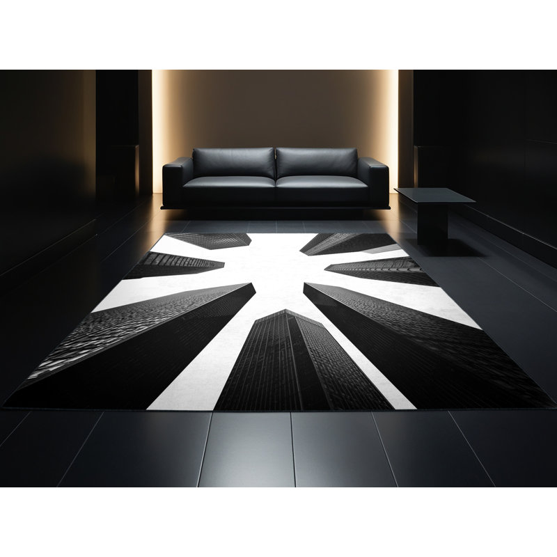Tapis lavable à la machine Paizlei, 8 x 12