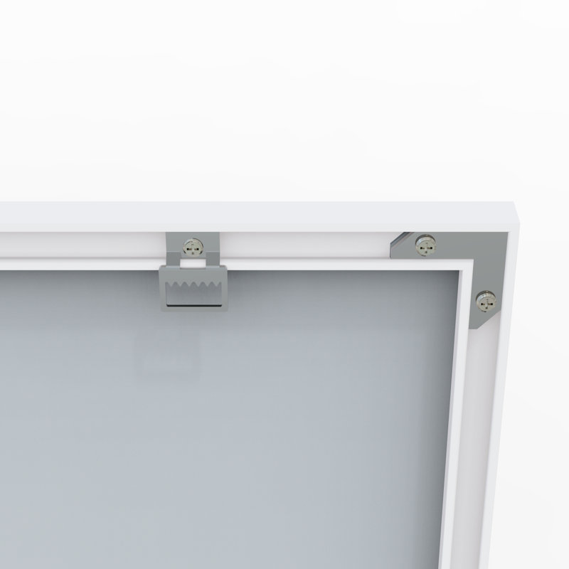 Miroir de salle de bain 48 po x 32 po, Blanc