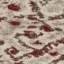 Tapis de zone ivoire/rouge Tibetan Shag-11329079