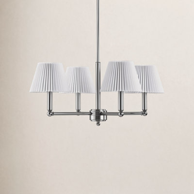 Costa Wrought Iron 4-Light Chandelier