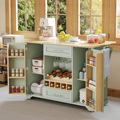 120 cm W Kitchen Cart