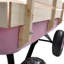 Chariot de jardin pour l'extérieur avec chariot pneumatique