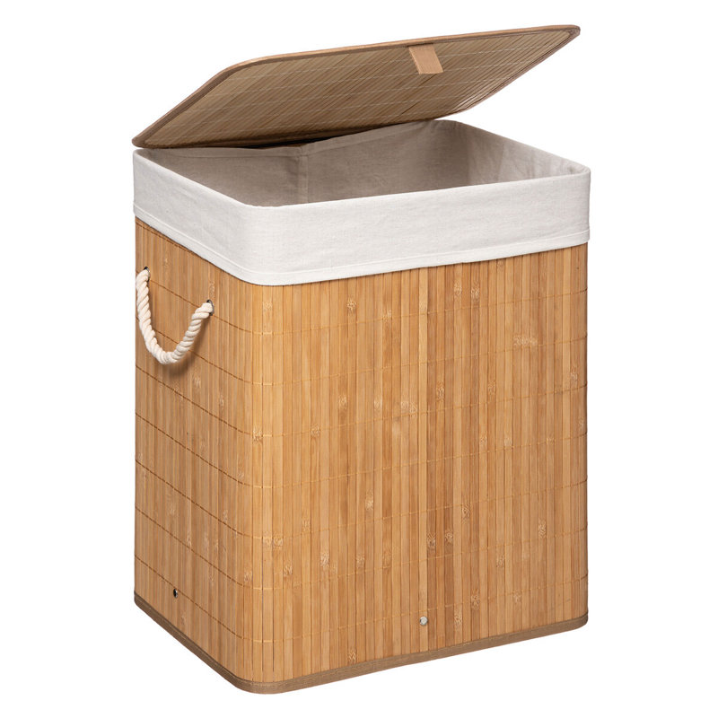 Bamboo Laundry Hamper with Handles