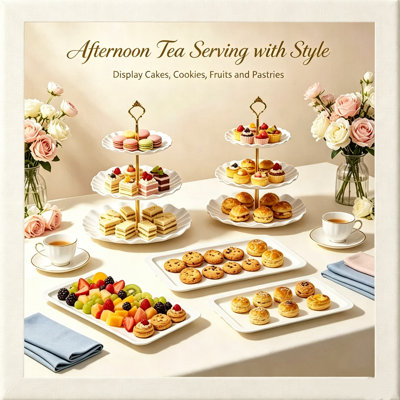 Three-Tier Dessert Display Stand