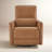 Santo 33" Genuine Leather Swivel Power Recliner-121439194