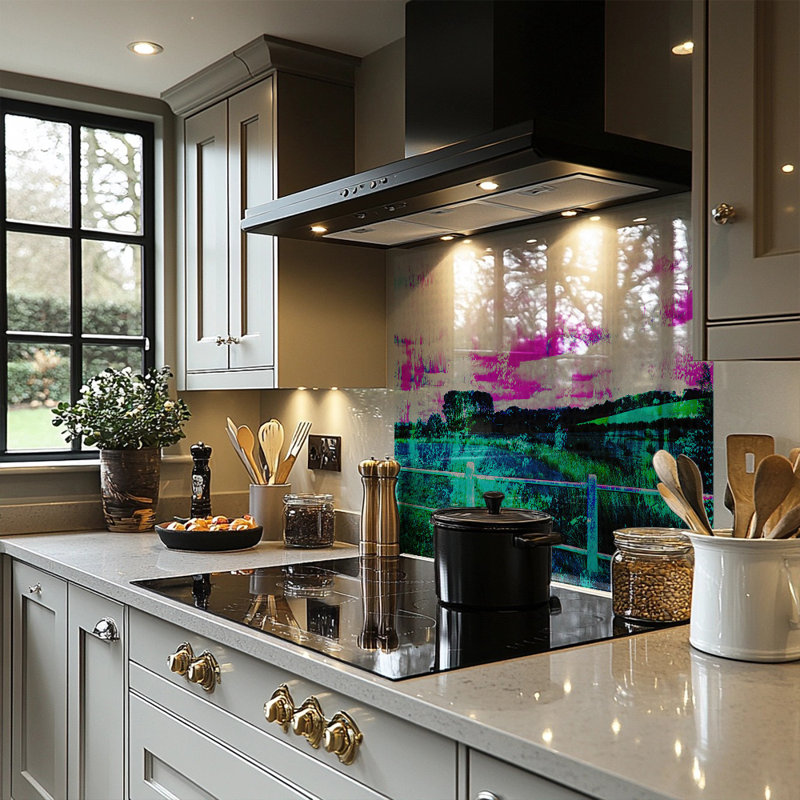 60cm W Glass Peel and Stick, 50cm L x 60cm W