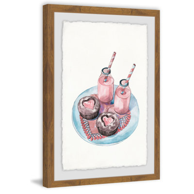 «Pink Sweets», reproduction d'art encadrée