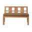Ensemble de salle à manger rectangulaire pour 8 personnes 79 "avec coussins Burrosa-163666768