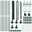 Vidaxl Hexagon Fence Steel-114622245-114622248