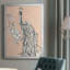 Paon en or II, impression sur papier encadrée-2097031891-2097031884