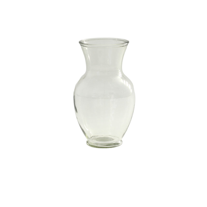 Ginger Glass Vase Large, 6.5" H x 6.5" W x 11" D, Clear