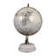 Sculpture en forme de globe décoratif avec base en marbre pour la décoration intérieure - Accent moderne pour le salon, le bureau ou la tablette - 10 po-767759803
