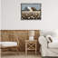 Illustration de toile de grange dans un champ de coton flottant, design par Arlington Prints-1816424964-1816424960