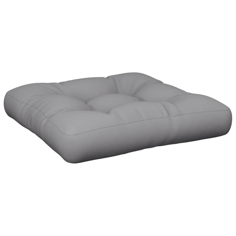 vidaXL Pallet Cushion Cream Polyester 19.7 in x 19.7 in, Cream, 19.7" H x 19.7" W x 4.7" D