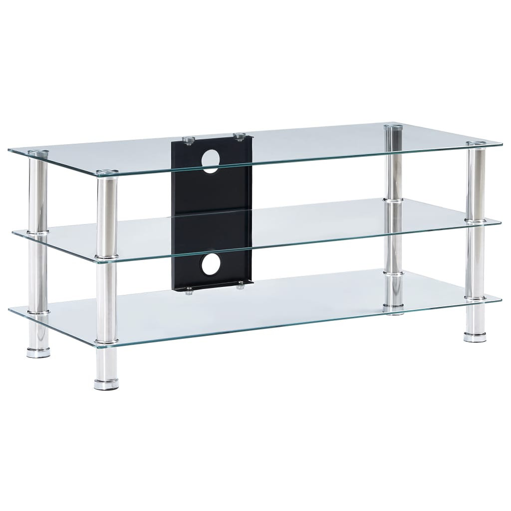 Orren Ellis TV Stand Monitor Stand Desktop Stand TV Unit Transparent
