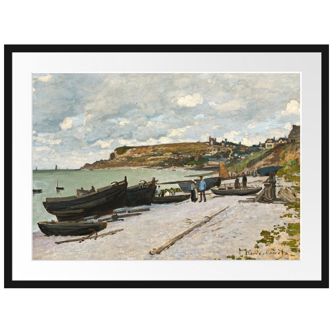 Gerahmter Kunstdruck Sainte Adresse von Claude Monet