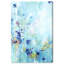 «Heavenly Blue I», art floral abstrait sur toile par Art Remedy-117969570-117969567-117969566
