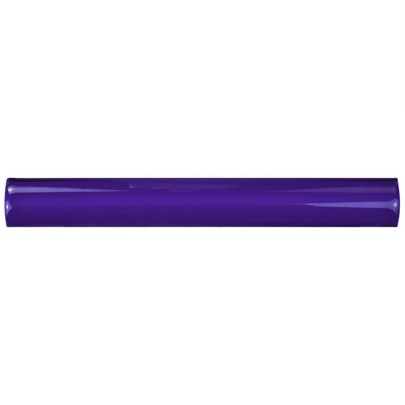 Sevillano 7.9" x 1" Ceramic Pencil Liner Tile Trim in Blue