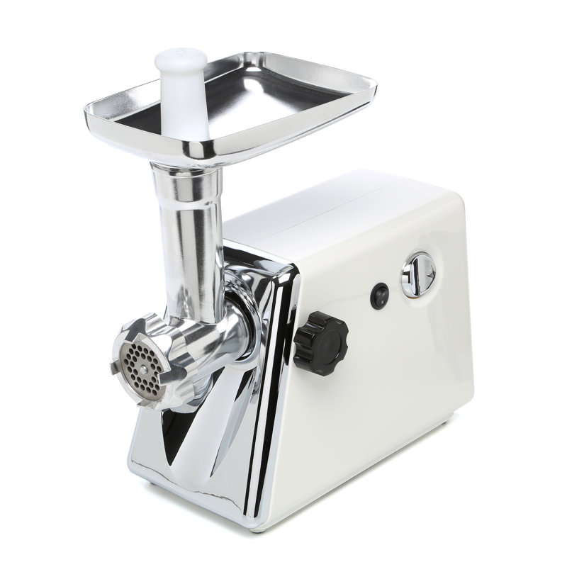 Sportsman 350-Watt White Electric Meat Grinder with Stainless Steel Tray