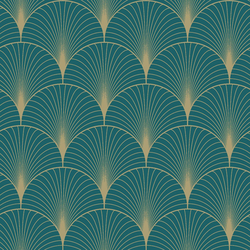 Middlet Non-Pasted Geometric, Green