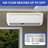 Multi Zone 18,000 BTU Wi-Fi Smart Air Conditioner Cooling & Heating System