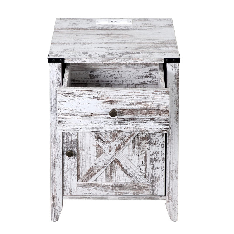 Table de chevet Lilo, Blanc