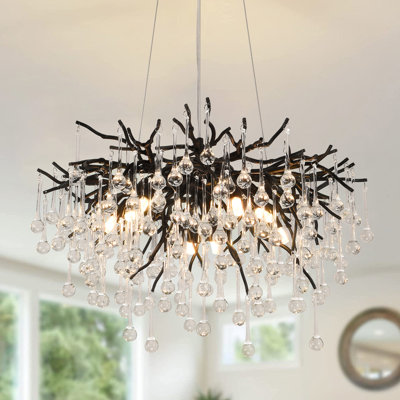 Lustre en cristal 10 lumières