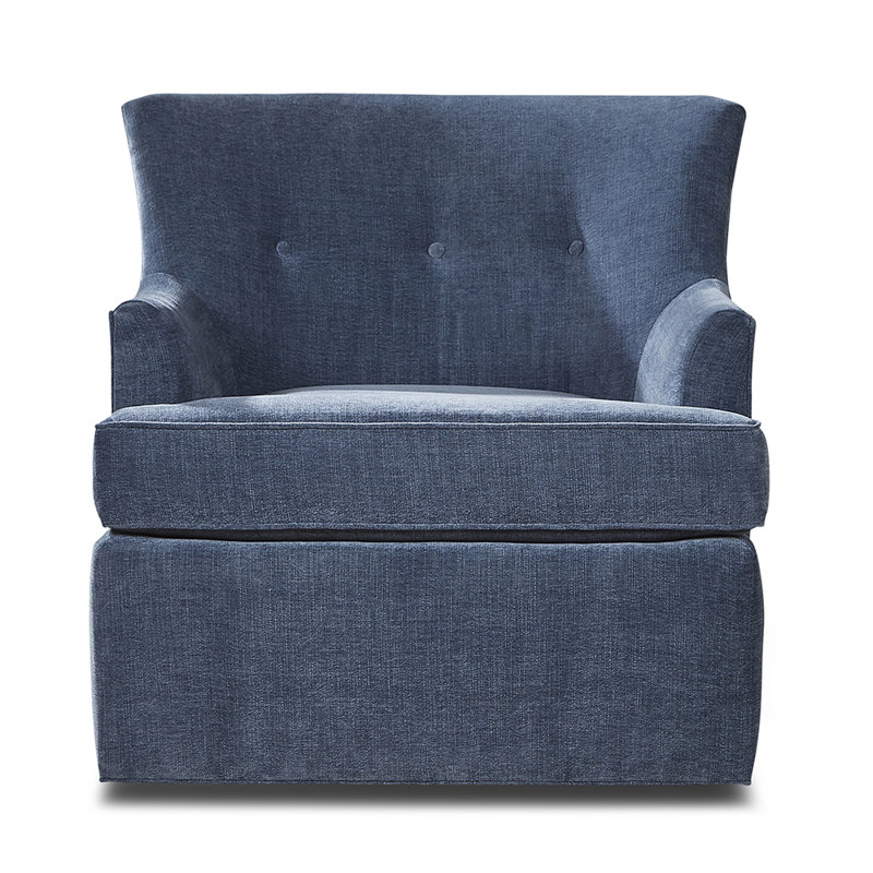 Norris Swivel Armchair, Asphalt