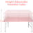 4Ft Pink Camping Folding Table. Indoor & Outdoor Versatile Use. 135Kg Max Weight Bearing. Foldable With Fixed Grip For Easy Mobility. Smooth And Waterproof Surface. Triangular Structure Enhanced