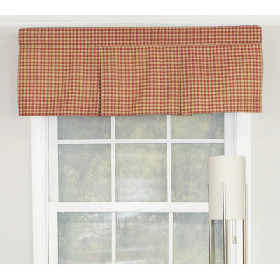 Haylie Cotton Striped Tailored Window Valance