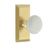 Grandeur Concealed Screw Mechanism Mushroom Knob with Rectangle Rosette