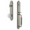 Arc Handleset with Single Cylinder Deadbolt and Hyde Park Door Knob and Rosette