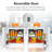 FORCLOVER 1.6 Cubic Feet Freestanding Mini Fridge