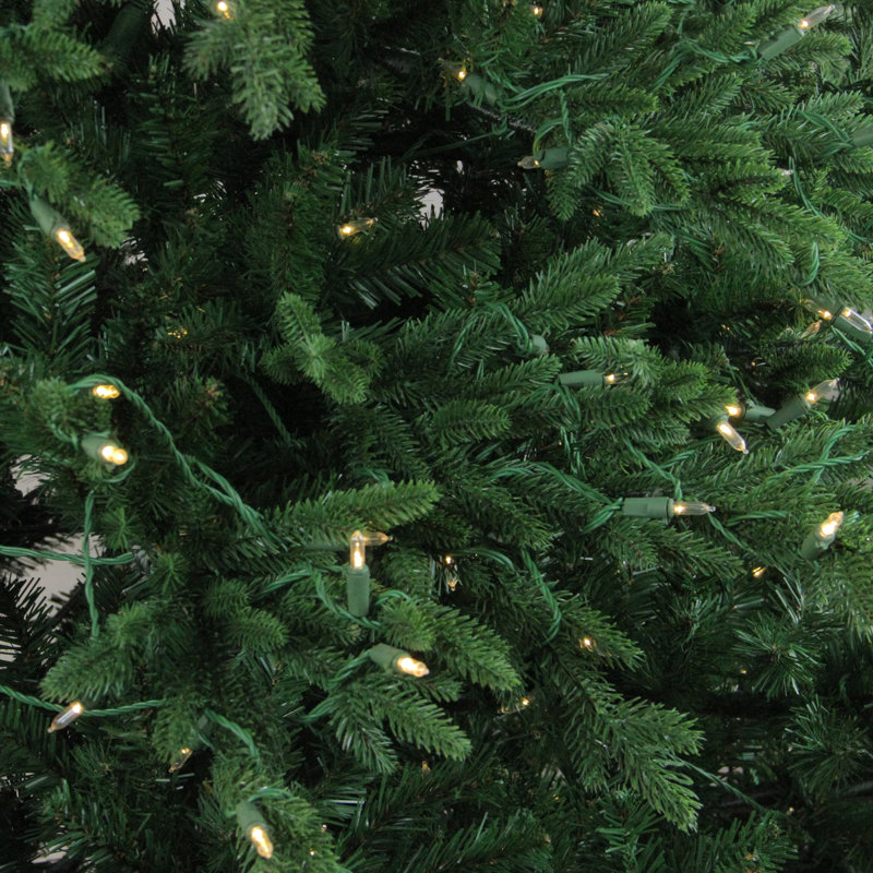 Pre-Lit Full Minnesota Balsam Fir Artificial Christmas Tree - LED Lights, 9'