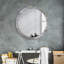 Huldar Glass Flat Wall Mirror