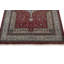 Tapis oriental rouge / crème en laine noué à la main