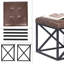 Banc en similicuir Wahneta