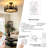 21.65" Farmhouse Rustic Flush Mount Ceiling Fan with Light, Forest Animal Cutout Cage, 6-Speed Reversible Fan & Timed Remote-859429890