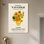 Tournesols, affiche d'art rétro sur toile par Art Remedy