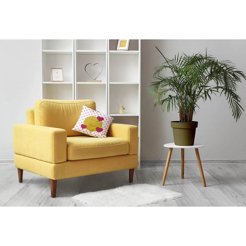 Reversible Throw Pillow, 16" H x 16" W