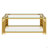 Transparent Glass Coffee Table,Rectangle