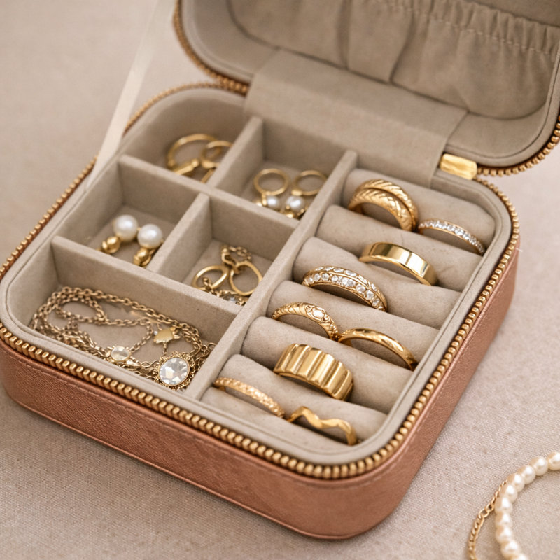 Boîte à bijoux Mya, Corail